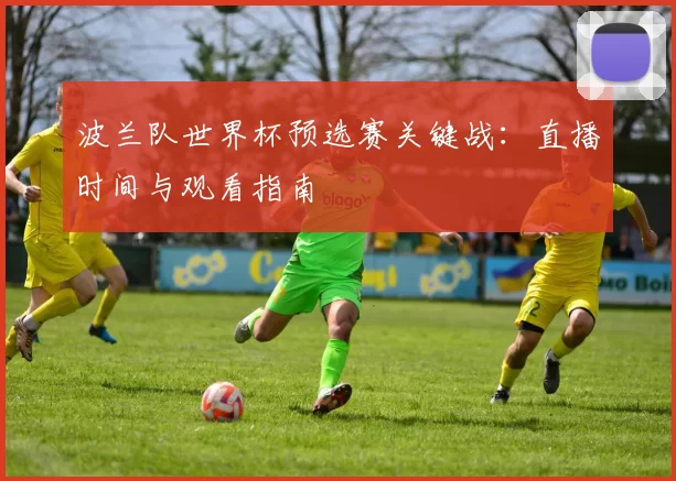 波兰队世界杯预选赛关键战:直播时间与观看指南