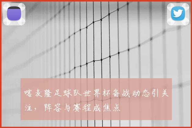 喀麦隆足球队世界杯备战动态引关注,阵容与赛程成焦点
