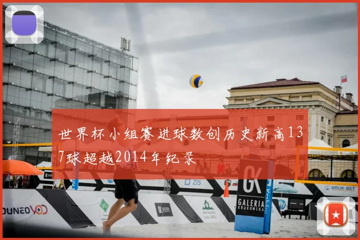 世界杯小组赛进球数创历史新高137球超越2014年纪录