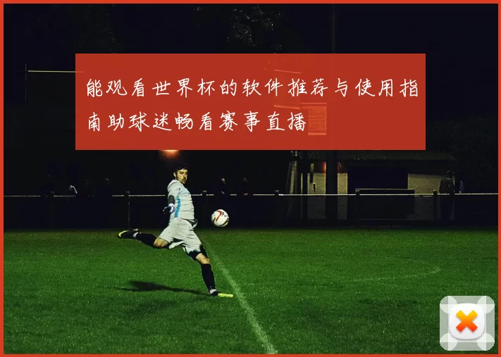 能观看世界杯的软件推荐与使用指南助球迷畅看赛事直播
