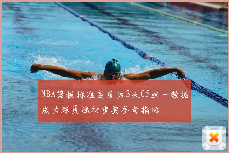NBA篮板标准高度为3米05这一数据成为球员选材重要参考指标
