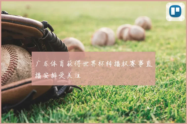 广东体育获得世界杯转播权赛事直播安排受关注